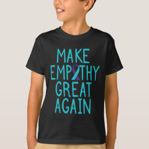 Camiseta Tornar a empatia o Excelente Suicídio Sensibilizaç
