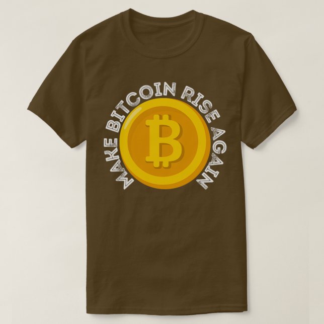 Camiseta Tornar Bitmoney Rise Novamente 1 (Frente do Design)