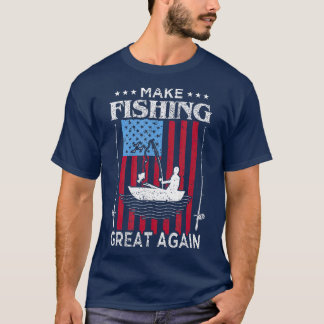 Camiseta Tornar Excelente De Pesca Novamente