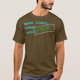 Camiseta Tornar o excelente COBOL novamente