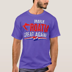 Camiseta Tornar o Excelente da Croácia novamente