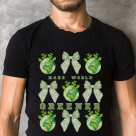 Camiseta Tornar o Mundo Mais Verde Dia da Terra