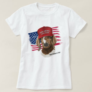 Camiseta Torne a América boa de novo Boer Kid Goat
