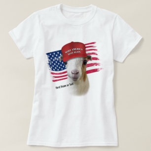 Camiseta Torne a América boa de novo La Mancha Kid Goat