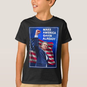 Camiseta Torne a América Gavin Já, Gavin Newsom Trolando
