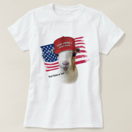 Camiseta Torne a América GOAT de novo LaMancha Kid Goat