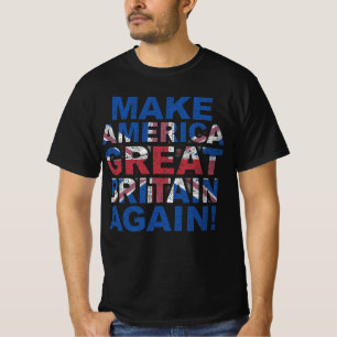 Camiseta Torne a América Grã-Bretanha Novamente   Paródia P