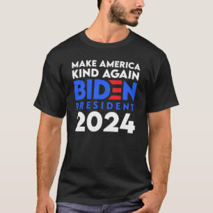 Camiseta Torne a América mais uma vez Biden Presidente 2024