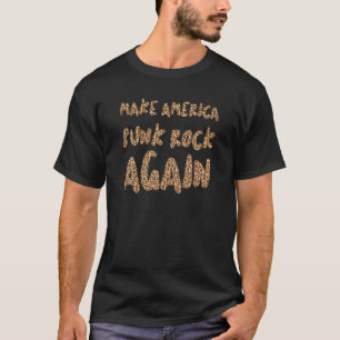 Camiseta Torne a América Punk Rock Novamente Pai Homens Ta