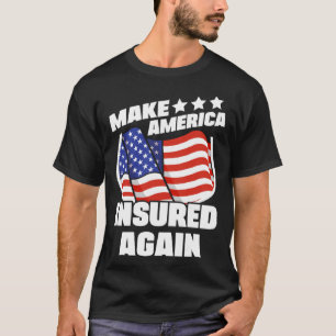 Camiseta Torne a América segura novamente no corretor de se