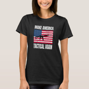 Camiseta Torne a América tática novamente 2a Pro Gun em lib