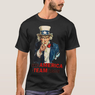 Camiseta Torne a América uma equipe de novo, TIO SAM NONPAR