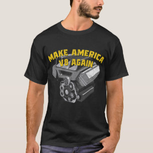 Camiseta Torne a América V8 novamente Vintage Classic Amer