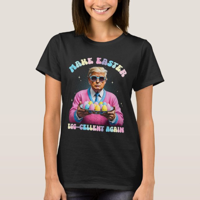 Camiseta Torne A Páscoa Celular De Ovos Novamente Engraçada (Frente)