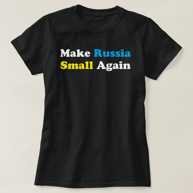 Camiseta Torne A Rússia Uma Pequena Camisa, Engraçado Torne (Frente do Design)