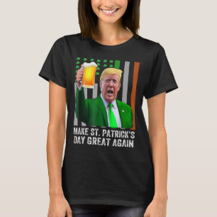 Camiseta Torne Engraçado o Excelente do Dia de São Patrício