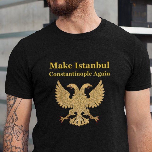 Camiseta Torne Istambul Constantinopla Novamente Ortodoxo T (Criador carregado)