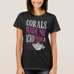 Camiseta Torne-Me Acropoora Coral Acropora Aquário Peixe
