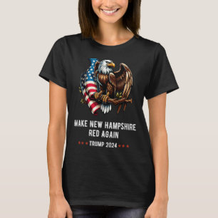 Camiseta Torne Nova York Vermelha Novamente Águia Republica