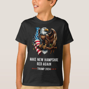 Camiseta Torne Nova York Vermelha Novamente Águia Republica