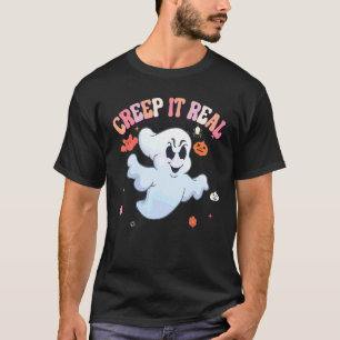 Camiseta Torne o Arrepio Real Fantasma Crianças Meninos Men