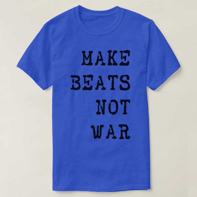 Camiseta Torne o Beats Not War Rave Music Festival (Frente do Design)