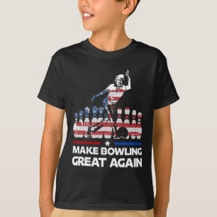 Camiseta Torne o Boliche Grande Novamente Engraçado Trump B