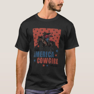 Camiseta Torne o cowboy ocidental americano novamente retrô