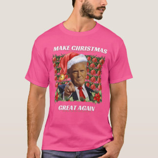 Camiseta Torne o Excelente de Natal novamente engraçado