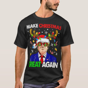 Camiseta Torne o Excelente de Natal Novamente Engraçado Cri