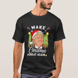 Camiseta Torne o Excelente de Natal Novamente Engraçado Pap