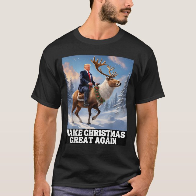 Camiseta Torne o Excelente de Natal novamente engraçado, Tr (Frente)