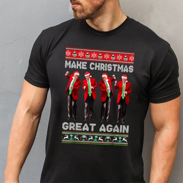 Camiseta Torne o Excelente de Natal Novamente Engraçado Tru (Criador carregado)