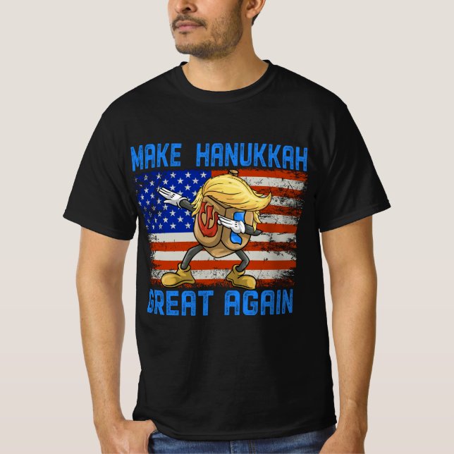 Camiseta Torne o Excelente Hanukkah Engraçado Chanukah (Frente)