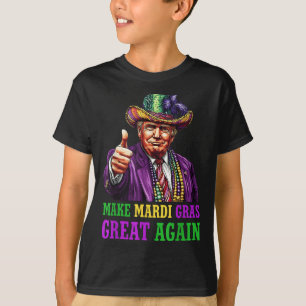 Camiseta Torne o Excelente Mardi Gras Novamente Engraçado T