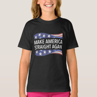 Camiseta Torne o Hetero da América novamente design