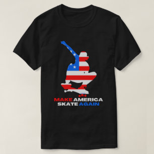 Camiseta TORNE O SKATE AMÉRICA NOVAMENTE edição de captura