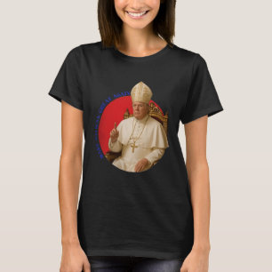 Camiseta Torne o Vaticano Grande Novamente Funny Papa Trump