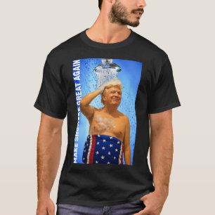 Camiseta Torne os Chás Excelentes Novamente Trump Lavando C
