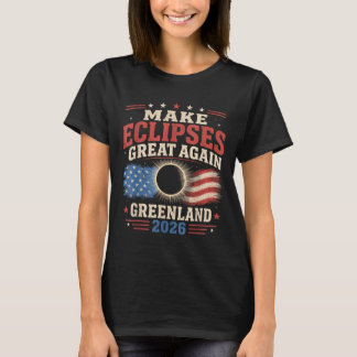 Camiseta Torne os Eclipses Grandes Novamente Groenlândia Ec