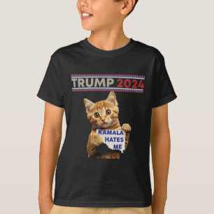 Camiseta Torne os Gatos Seguros Novamente Trump Gatos Para