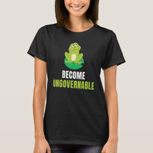 Camiseta Torne-se Sapos Cutes Incontroláveis Gráfico Animal