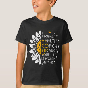 Camiseta Torne-Se Treinador De Saúde Porque Sua Vida Valeu