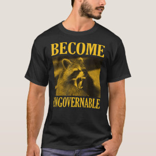 Camiseta Torne-se um Raquinista Incontrolável Homens-Memóri