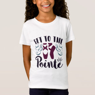 Camiseta Torne-se uma bailarina de ballet no Pointe