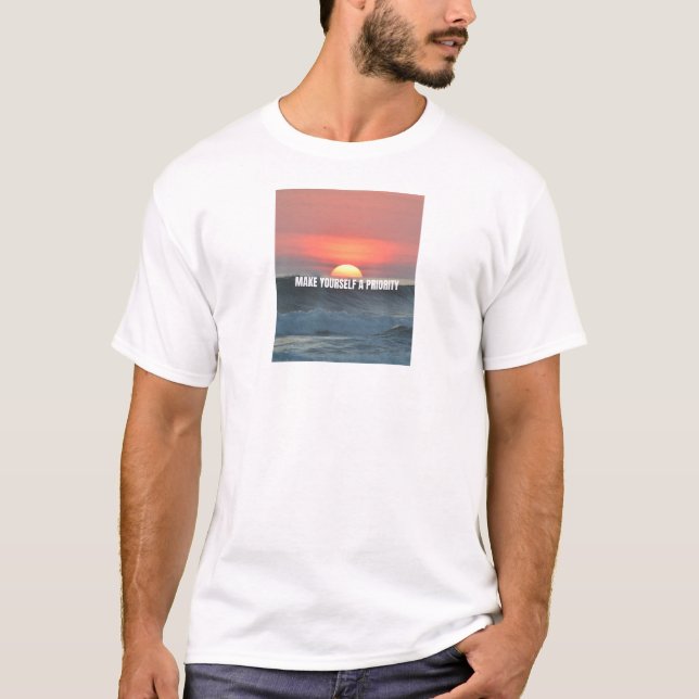 Camiseta Torne-se uma prioridade  (Frente)