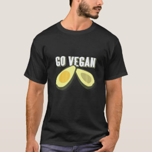 Camiseta Torne-se VEGANO Desenhos de Abacate Incríveis Pres