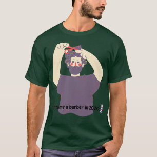 Camiseta Tornei-me barbeiro em 2020