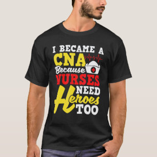 Camiseta Tornei-me um Cna Enfermeiro Auxiliar de Enfermage