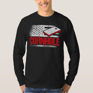 Camiseta Torneio Cornstar Corn Hole Red White